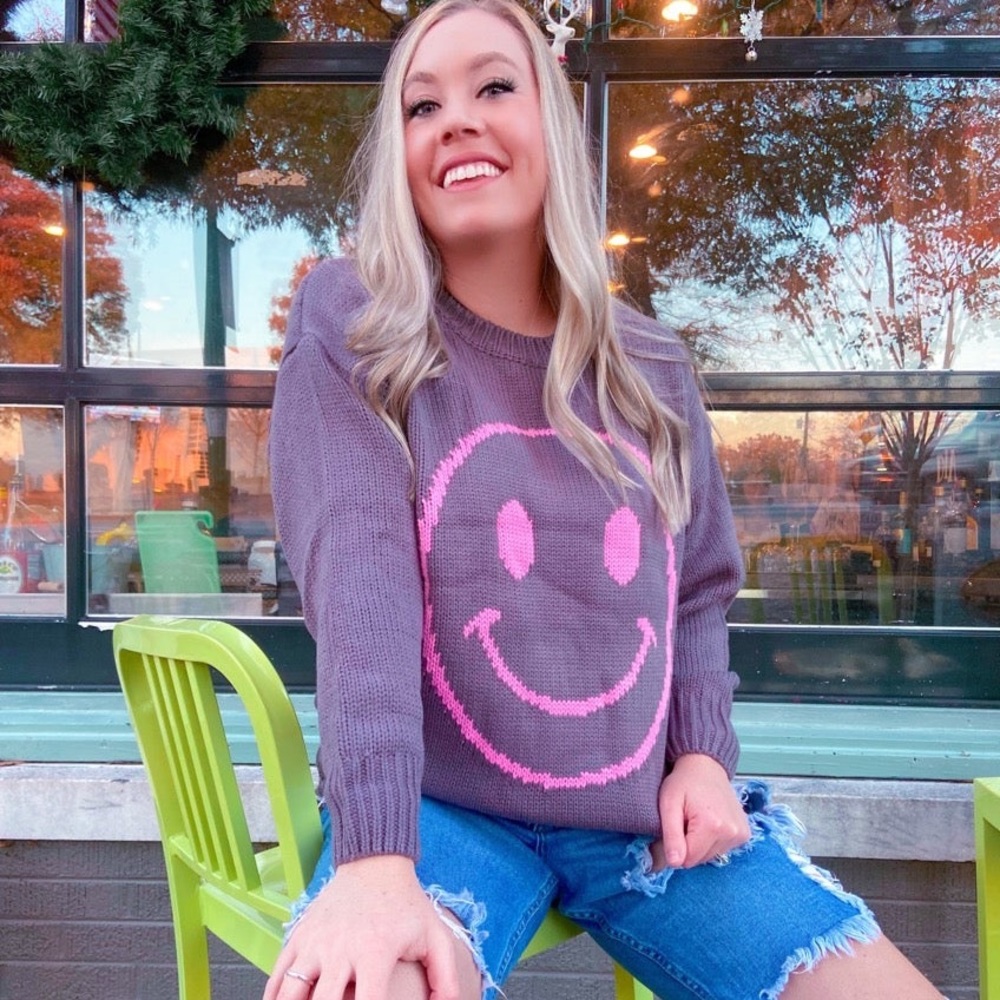 Smiley Face Sweater